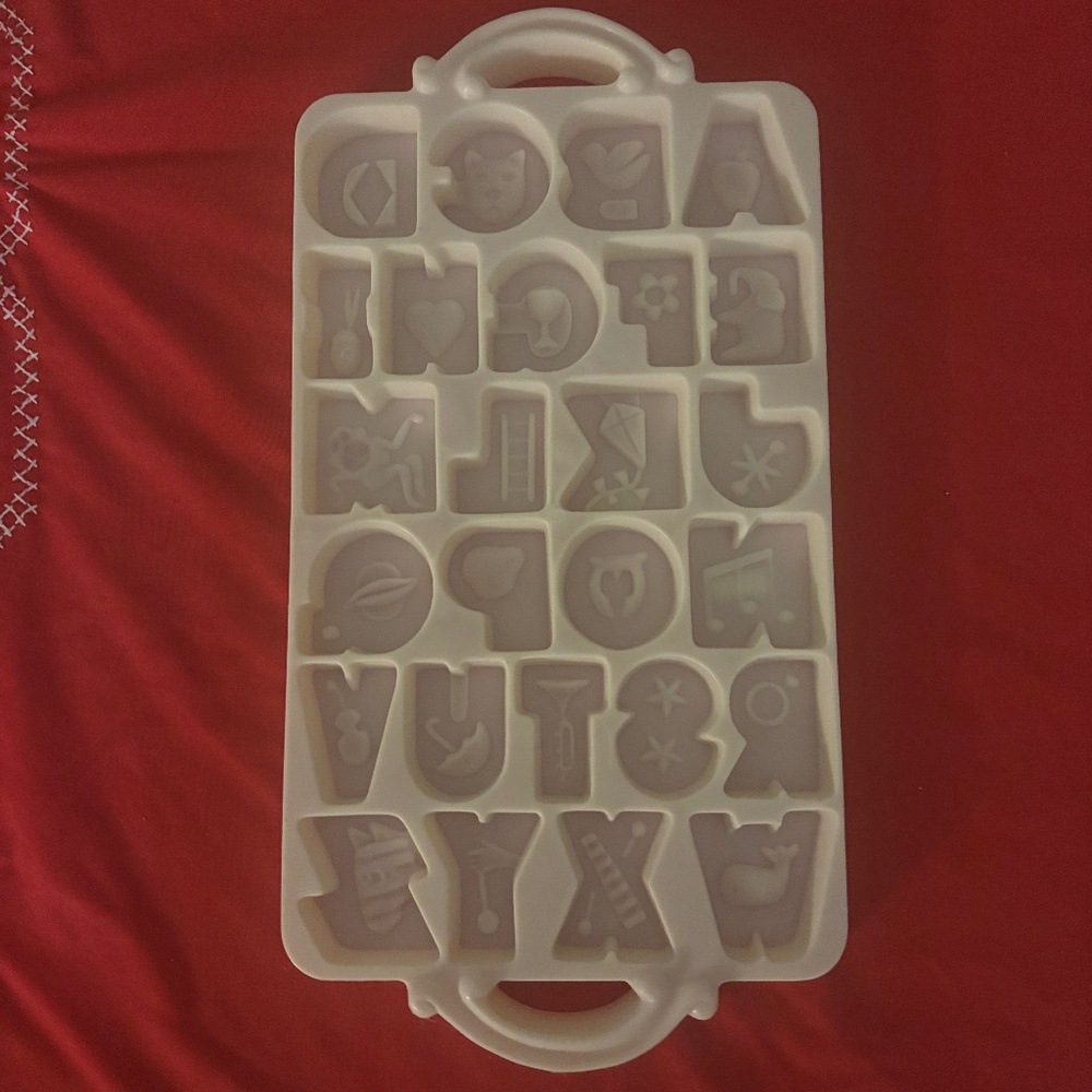 Alphabet Jello Mold